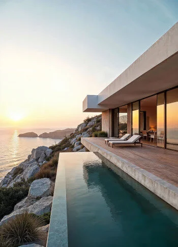 VILLAS EN BORD DE MER